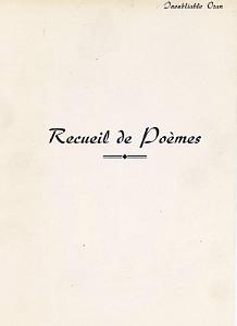 RECUEIL DE POEMES D ANDRE NICOSIA INOUBLIABLE ORAN